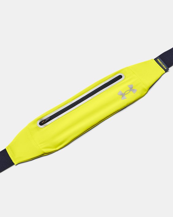 UA Flex Speedpocket Run Belt, Yellow, pdpMainDesktop image number 0